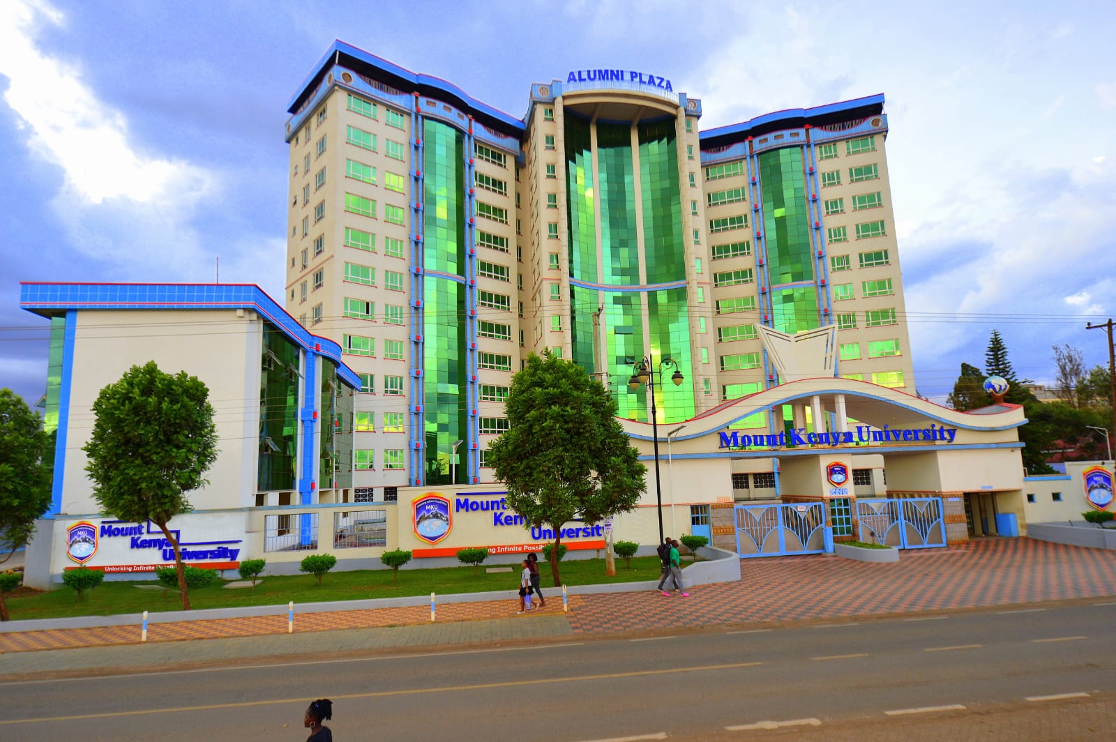 Alumni plaza, Mount Kenya University ,Main campus, Thika, Kenya.